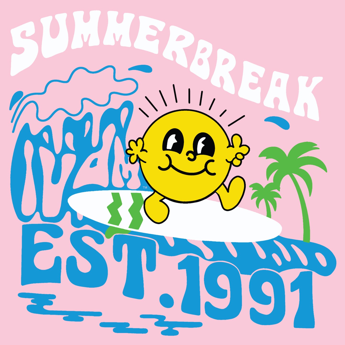 IUDM Summer Break 2022 Crewneck Sweatshirt- Pink